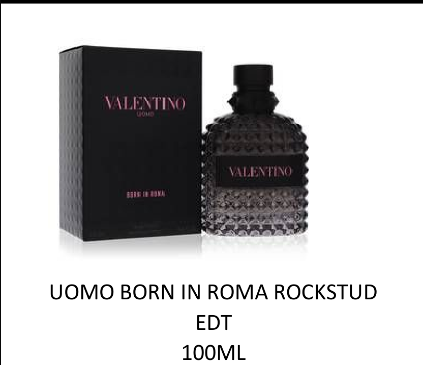 Inspired by Valentino Uomo Born In Roma Rockstud Noir EDT 100 ML