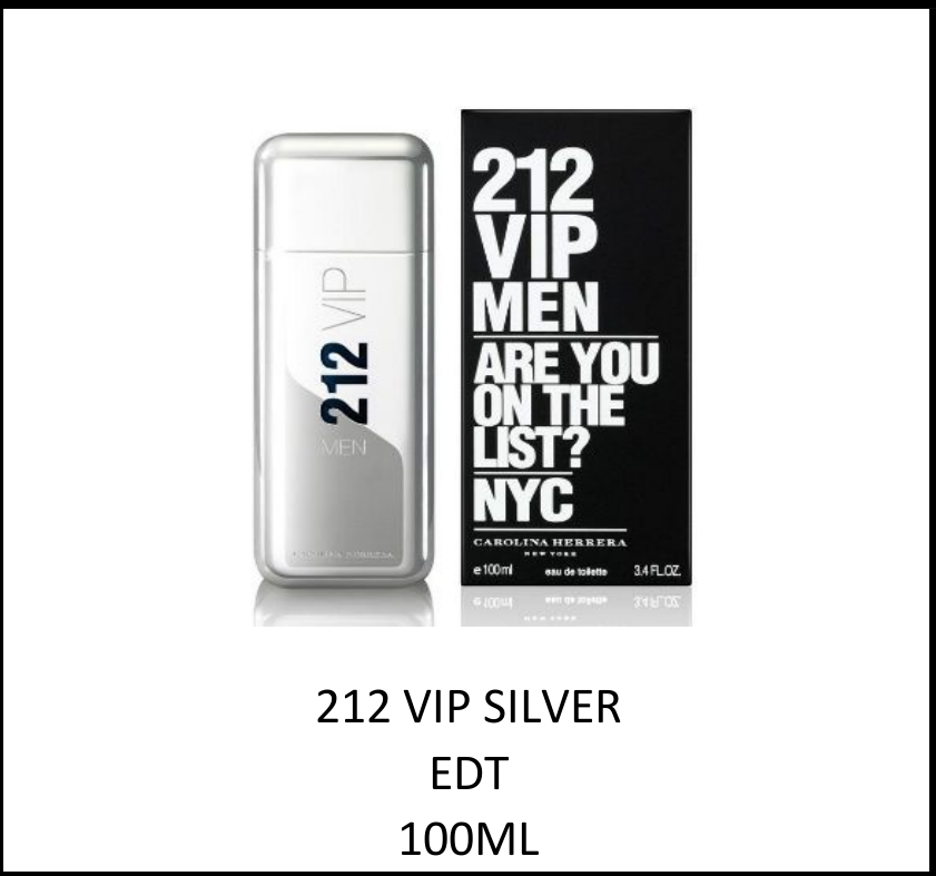 Inspired by 212 VIP Silver EDT 100ML