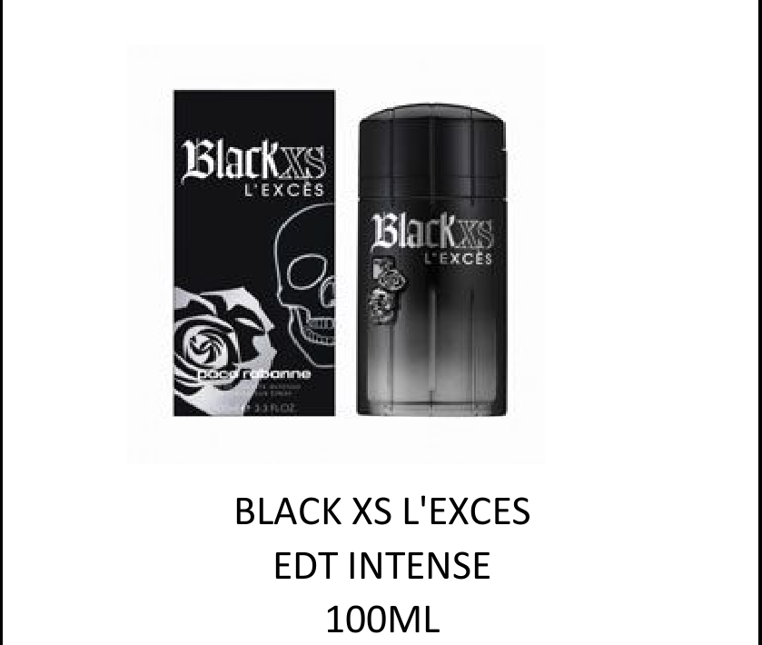 Inspired by Paco Rabanne Black XS L’exces Intense EDT 100 ML