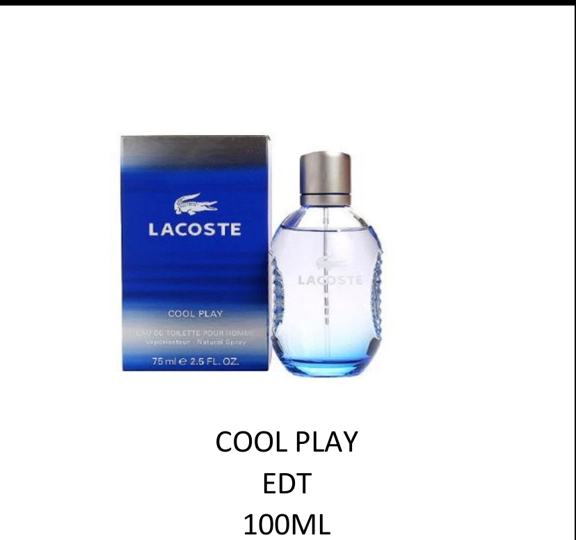 Inspired by Lacoste Cool Play EDT 100 ML